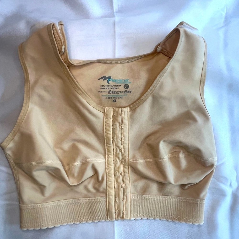 Marena Recovery Compression/Reconstruction Mastectomy Bra Sz XL